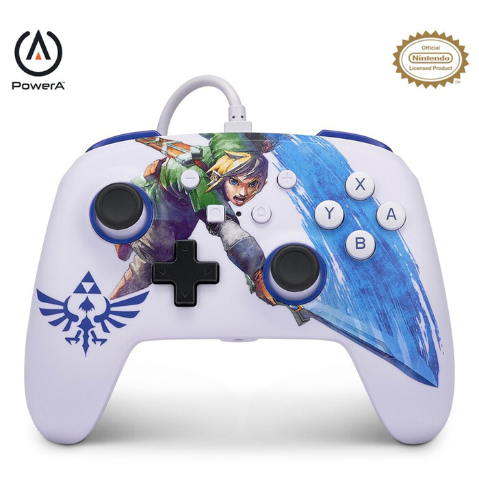 POWERA Controller für Nintendo Switch Zelda Master Sword Attack kabelgebunden bunt