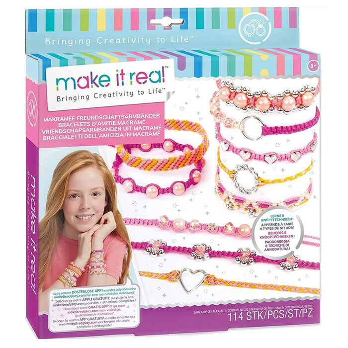 Makramee Freundschaftsbänder mehrfarbig
