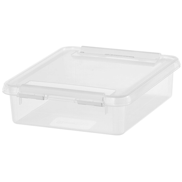 SMARTSTORE Aufbewahrungsbox Home mit Deckel 1 Liter transparent
