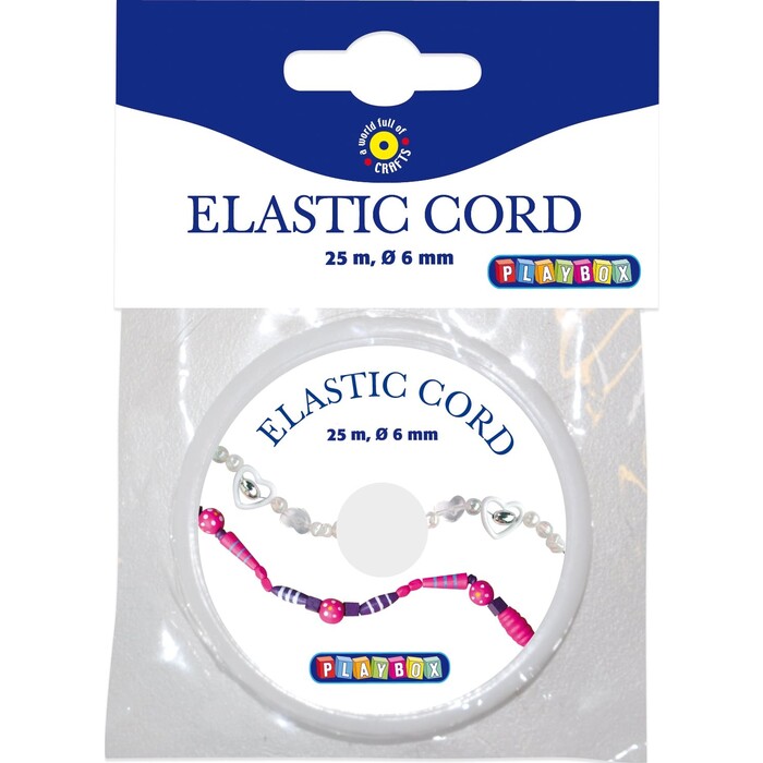 Elastische Schnur Ø 0,6 mm 25 m transparent