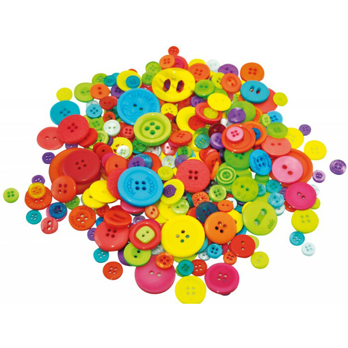 Knöpfe-Set 500 Stück mehrere Farben
