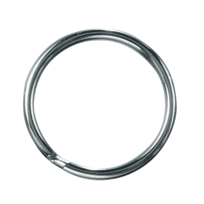 GLOREX Schlüsselringe Ø 25 mm 6 Stück silber