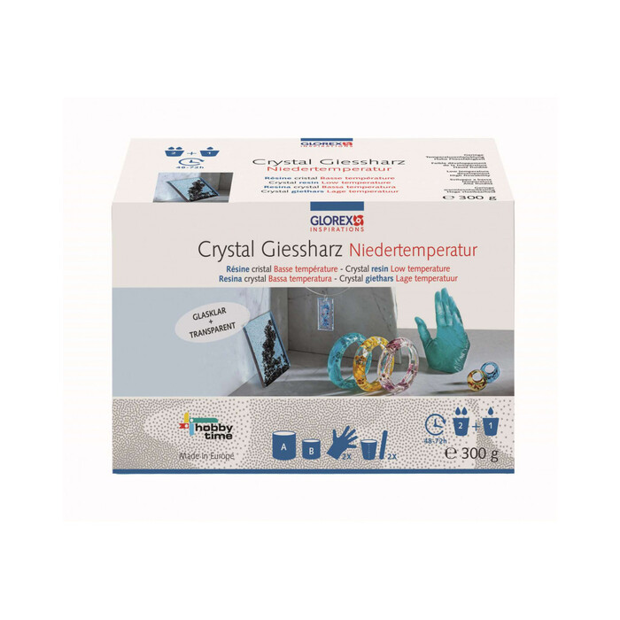 GLOREX Crystal-Giessharz Niedertemperatur 300 g