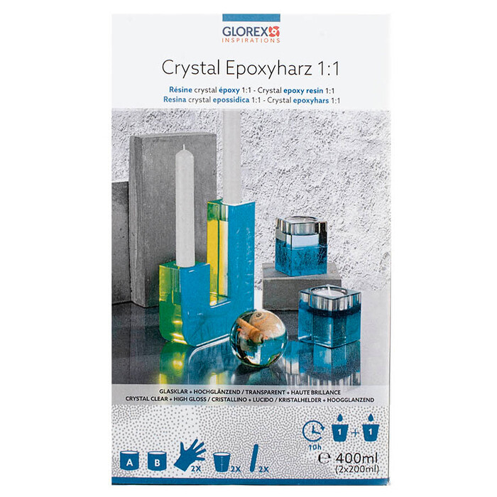 GLOREX Crystal Epoxyharz 2 x 200 ml