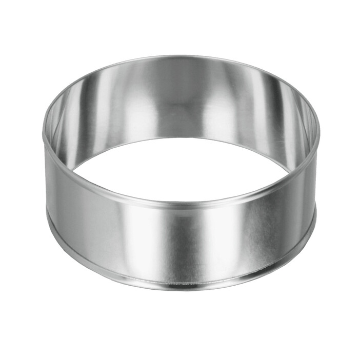 METALTEX Allzweck-Kochringe Ø 8,5 cm 2er Set silber