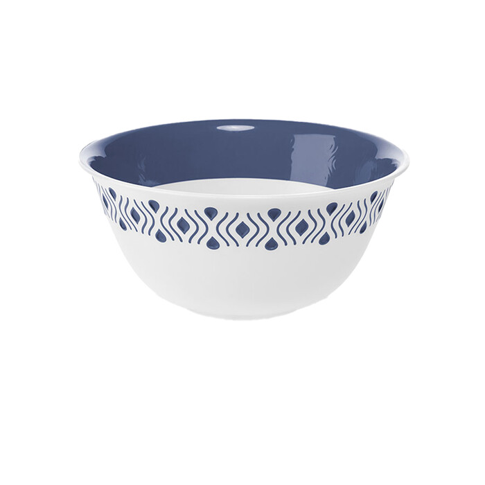 Schüssel Tosca Ø 23 cm weiß/blau