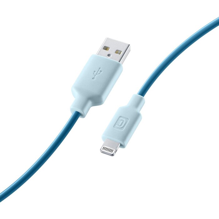Cellularline - Smart-Lightning-Kabel, 1m, blau