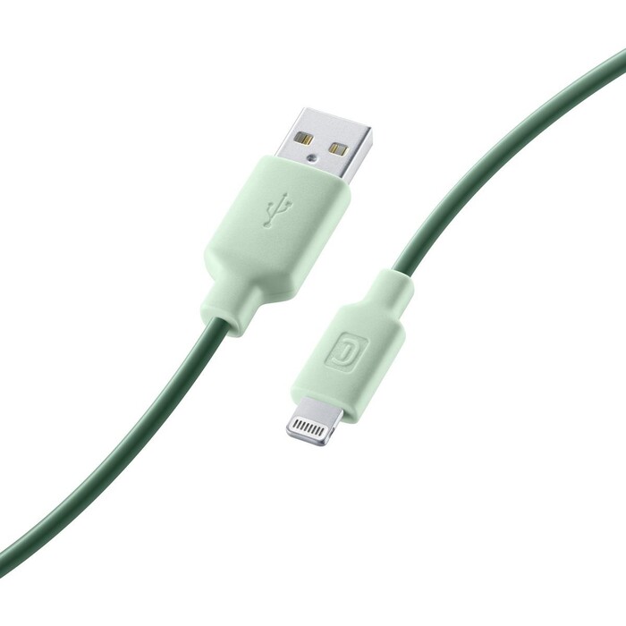 Cellularline - Smart-Lightning-Kabel, 1m, grün