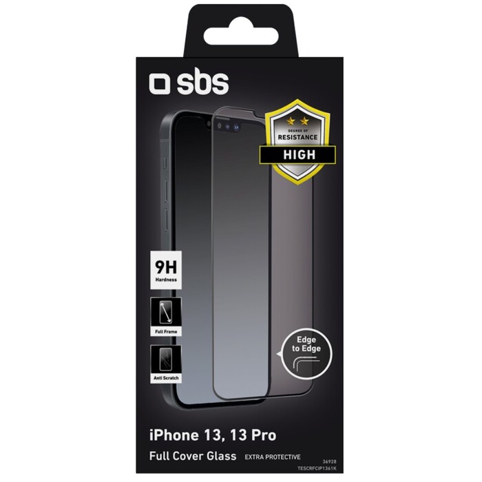 SBS Full Cover Glass iPhone 13/iPhone 13 Pro