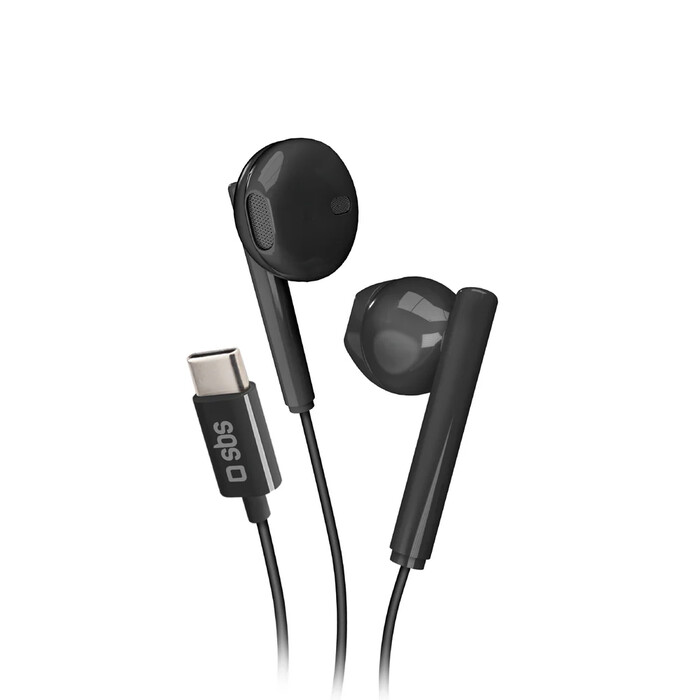 SBS Studio Mix 65c Stereo Semi-In-Ear Kopfhörer inkl. USB-C Kabel schwarz