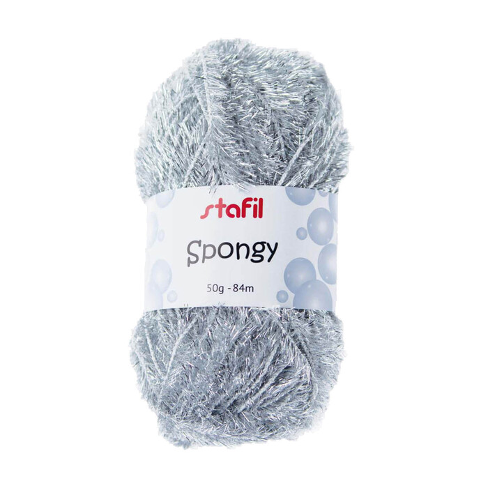 STAFIL Schwammgarn Spongy 50 g silber
