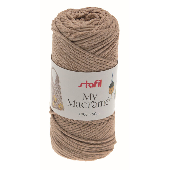 STAFIL Makramee-Garn 100 g kamel