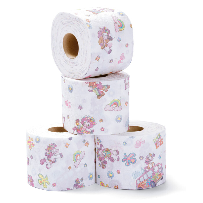 Toilettenpapier Einhorn 3-lagig 4 x 200 Blatt bunt