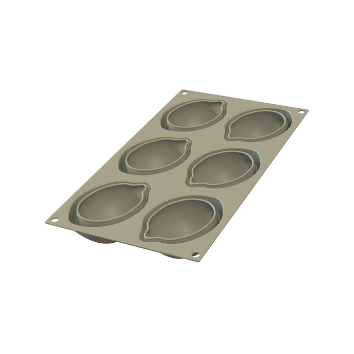 SILIKOMART Zitronen Backform aus Silikon grau