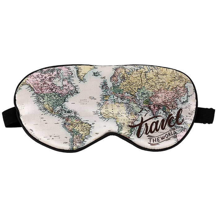 I-TOTAL Schlafmaske Serie Travel bunt