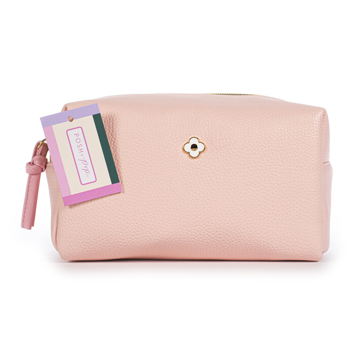Kosmetiktasche der Serie Modern Retro 10 x 10 x 20 cm rosa