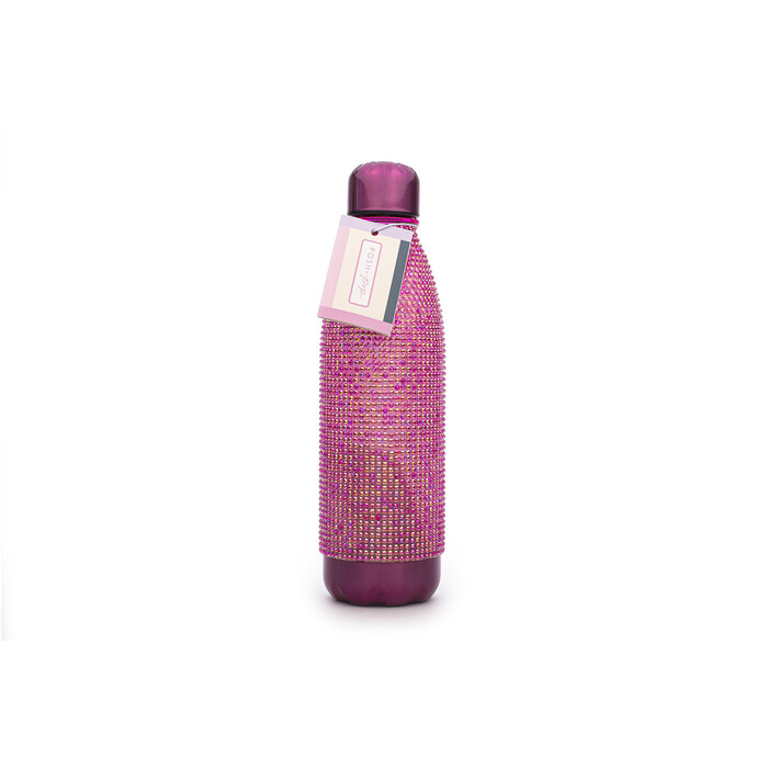 Trinkflasche Glitzer Serie Modern Retro 500 ml rosa