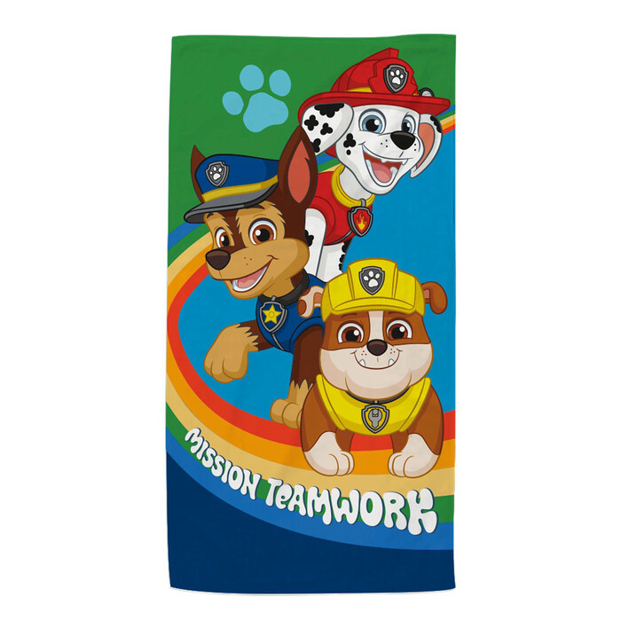 Badetuch Paw Patrol 70 x 140 cm bunt