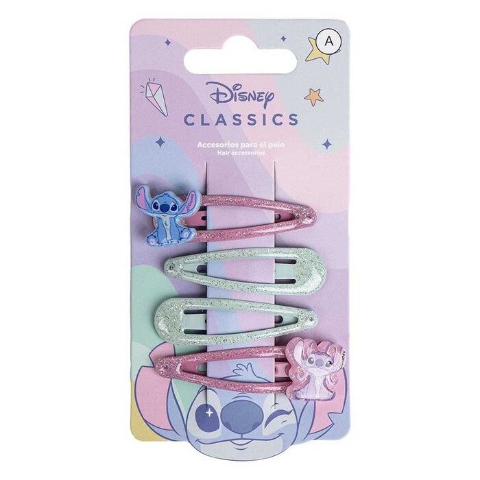 Haarspangen Disneys Stitch 4 Stück bunt