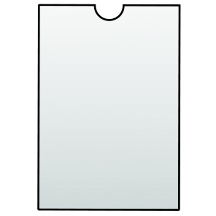 Sichthülle für Schülerausweise starkes Material transparent