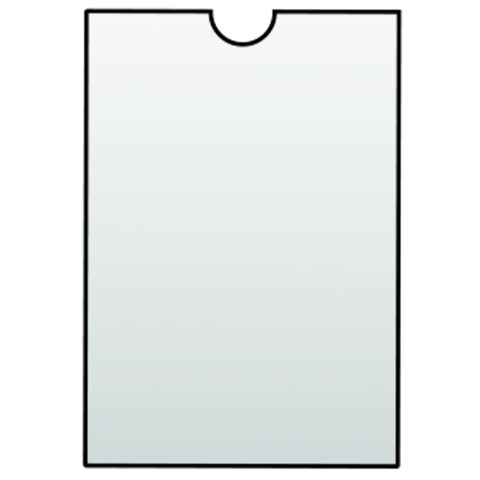 Sichthülle für Schülerfreikarten 8,6 x 11,1 x 0,03 cm transparent