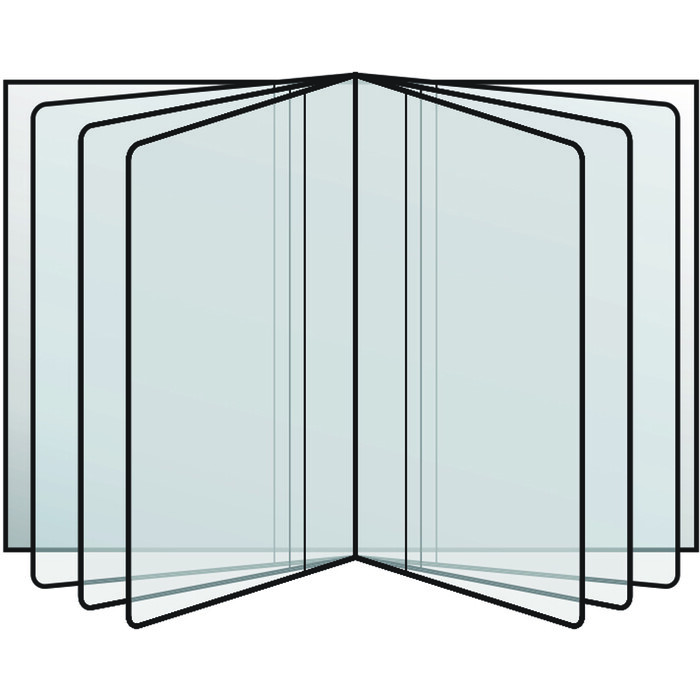 Kfz-Einlage 8 x 11 x 0,06 cm transparent