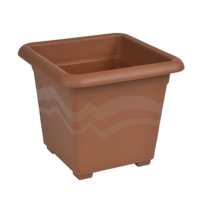 Pflanzentopf Quattro 30 x 30 cm terracotta