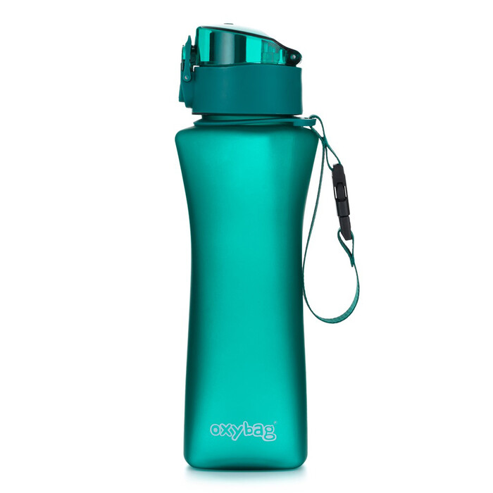 OXYBAG Trinkflasche Twist Tritan 550 ml grün matt