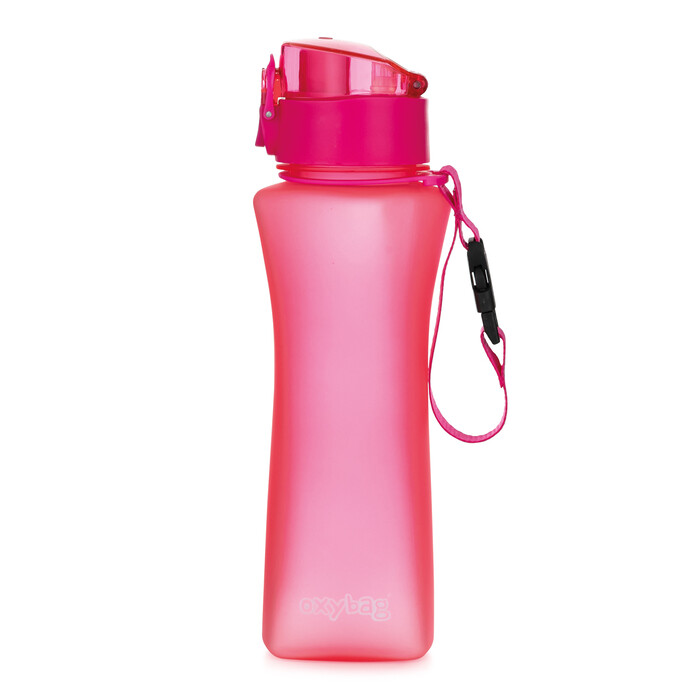OXYBAG Trinkflasche Twist Tritan 500 ml rosa matt