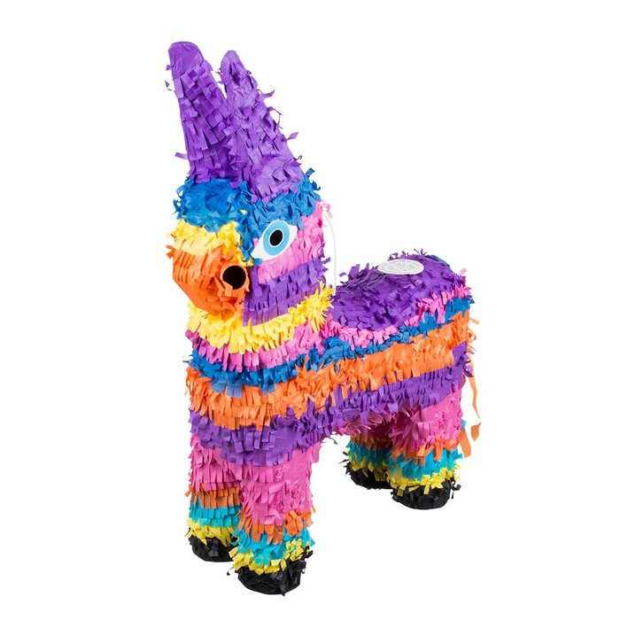 Piñata Esel 55 x 41 x 13 cm bunt