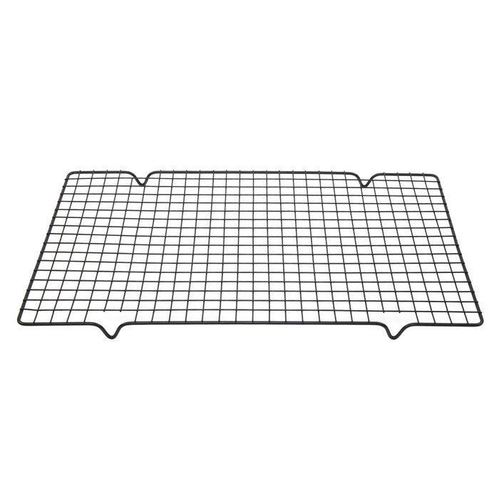 Kühlgitter eckig 41 x 25,5 cm schwarz