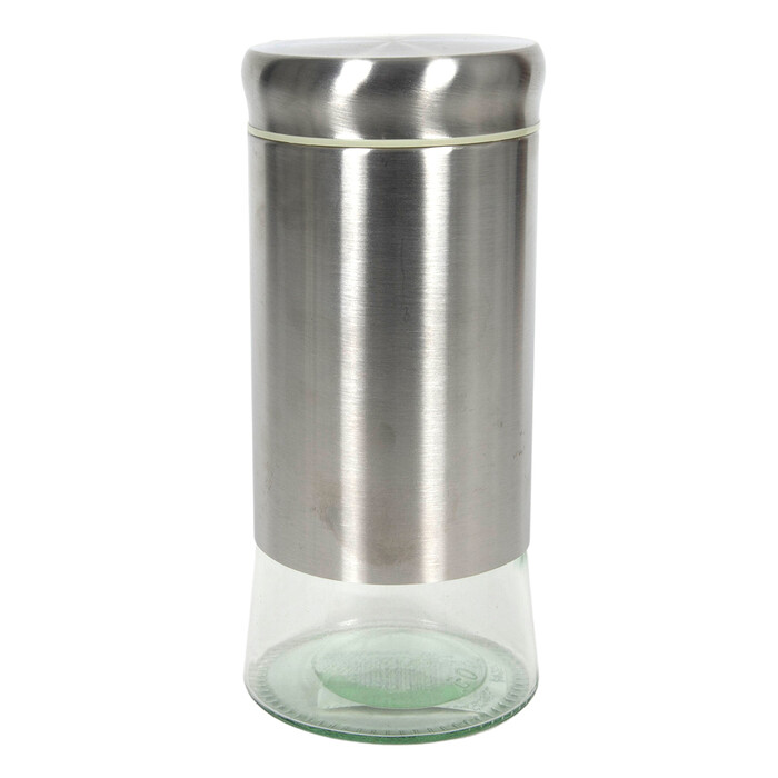 Vorratsdose aus Edelstahl/Glas 800 ml
