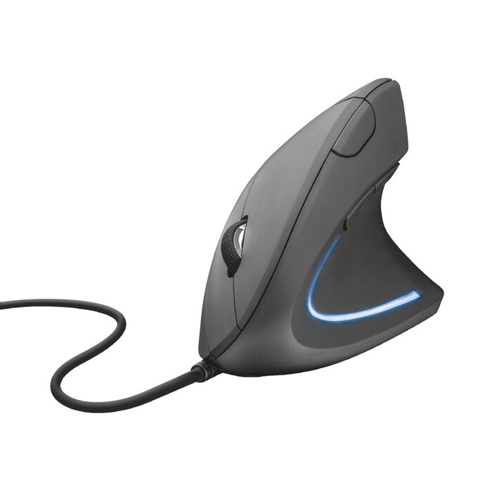 TRUST Ergonomische Maus Vergo schwarz