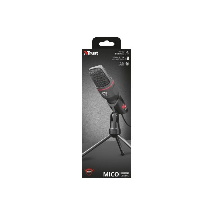 Trust USB-Mikrofon GXT 212, schwarz