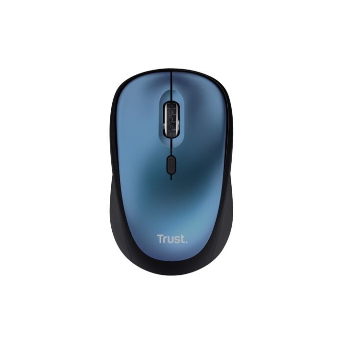 TRUST Kabellose Maus Yvi+ Silent Eco blau