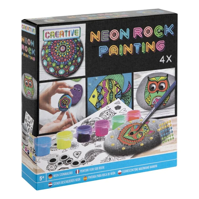GRAFIX Creative Neon Rock Painting mehrere Farben