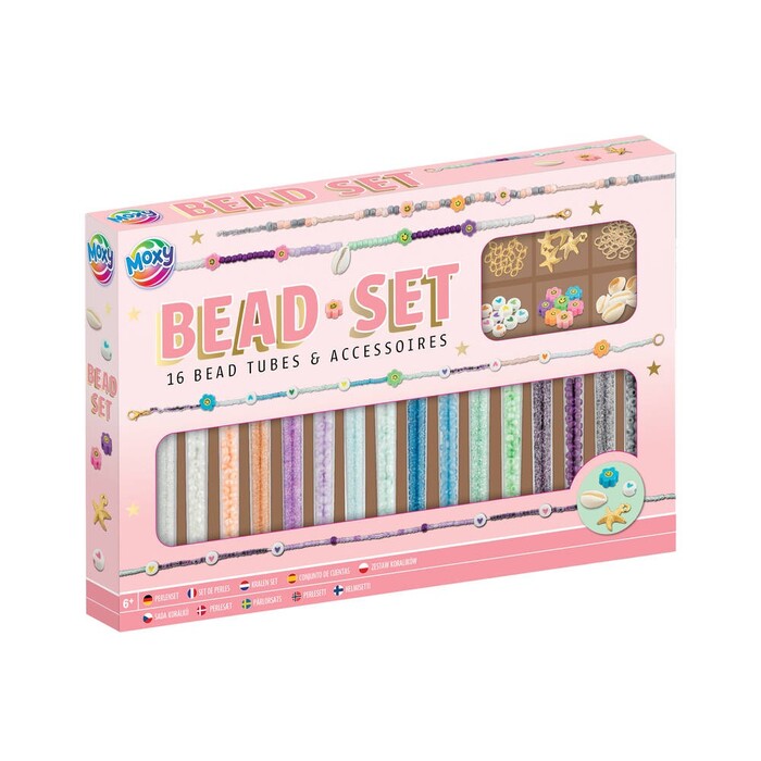 GRAFIX Perlen-Set 16 Tuben plus Zubehör mehrere Farben