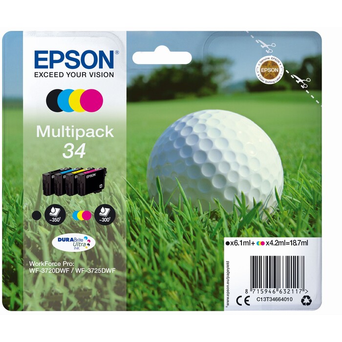 Epson DuraBrite Ultra Ink Multipack Nr.34 1x4