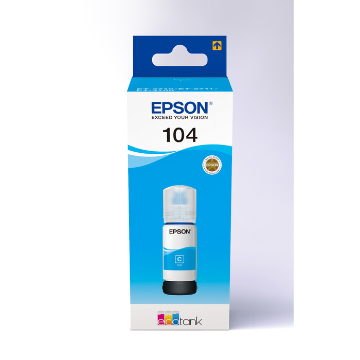 Epson Original 104 / C13t00p240 Tintenflasche Cyan - Image 8