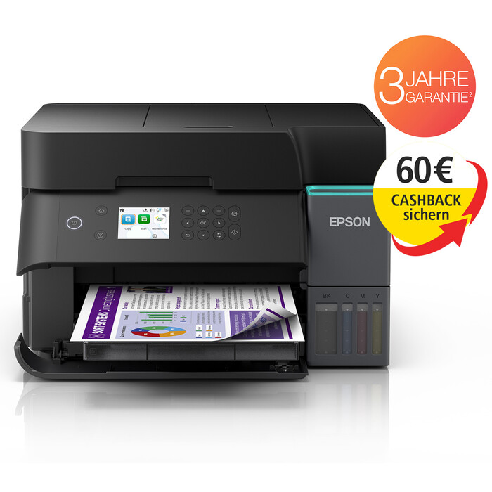 EPSON Drucker EcoTank ET-3950 All-in-One schwarz