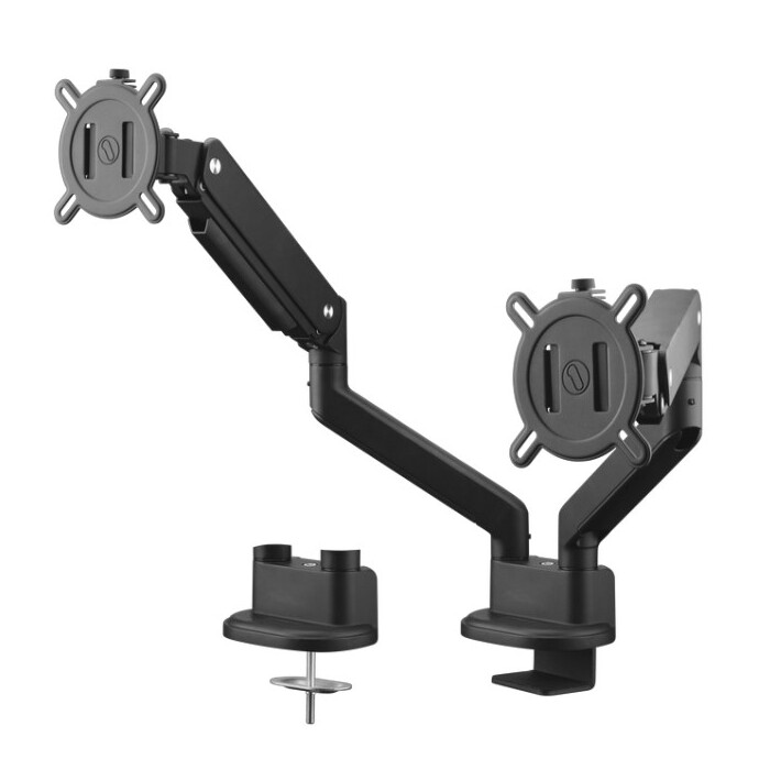 One For All Monitor Arm Solid, dual, black
