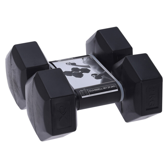 Hantel-Set 2 x 2 kg schwarz