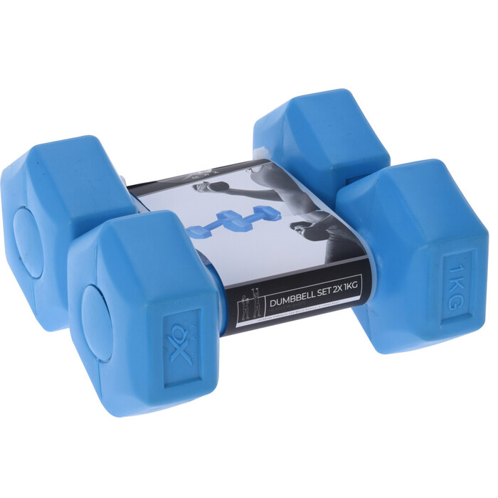 Hantel-Set 2 x 1 kg blau