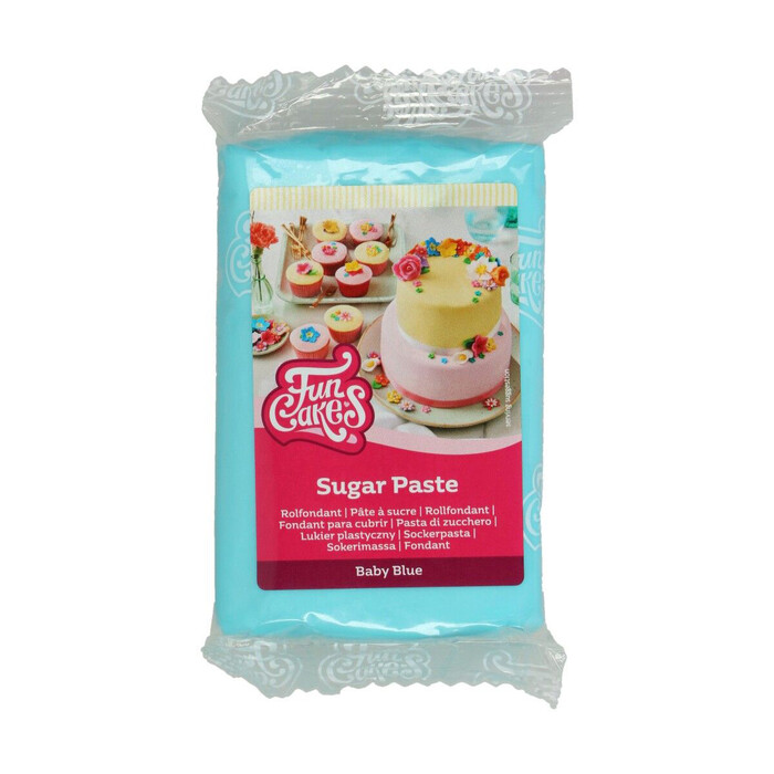 FUNCAKES Rollfondant 250 g baby blue