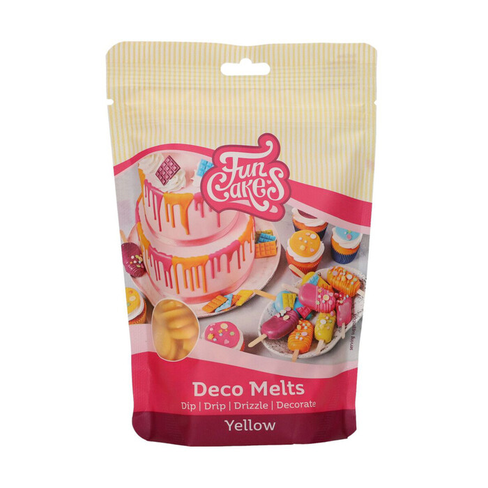 FUNCAKES Deco Melts 250 g gelb