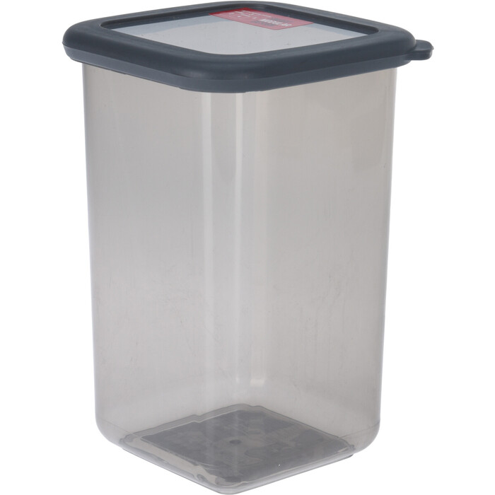 Vorratsdose 1,2 Liter 11 x 11 x 16,5 cm grau