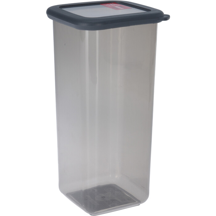 Vorratsdose 1,6 Liter 11 x 11 x 22,5 cm grau
