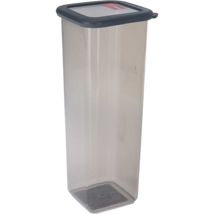 Vorratsdose 2 Liter 11 x 11 x 28 cm grau