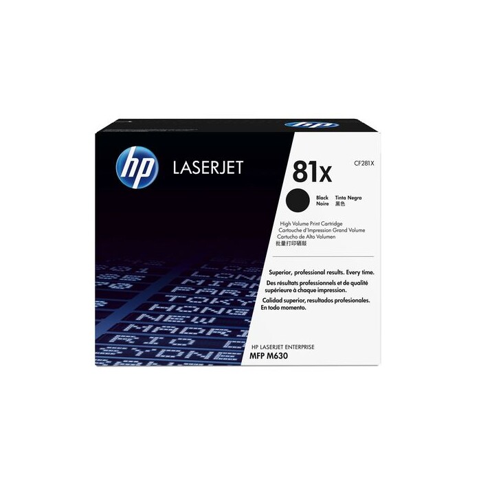 HP LJ Cartridge Nr.81X black 25K