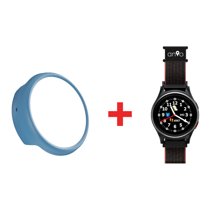 ANIO 6 Bundle Protector Case blau + Armband dragonfruit
